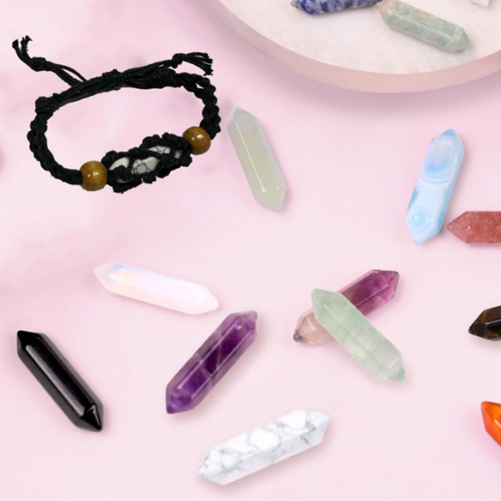 24-Day Christmas Advent Calendars Rhinestone Bracelet Countdown Calendar Jewellery Making Blind Box