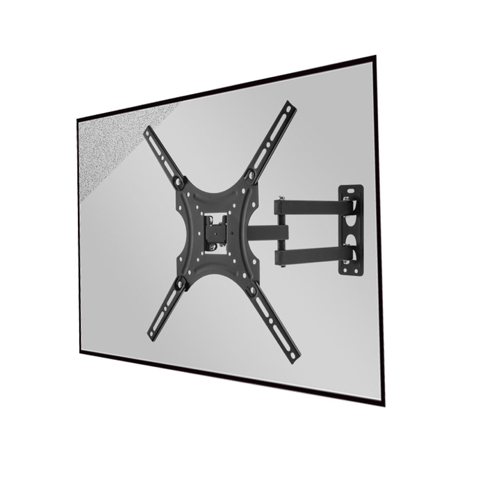 Wall Mount Bracket for TV Monitor Swivel Tilt Extension Rotation for Flat Curved Screen Monitors