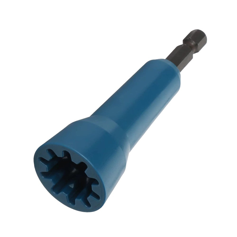2Pcs Wire Nut Twister Multifunctional Wire Twisting Tool with 1/4 inch Chuck Wire Blue
