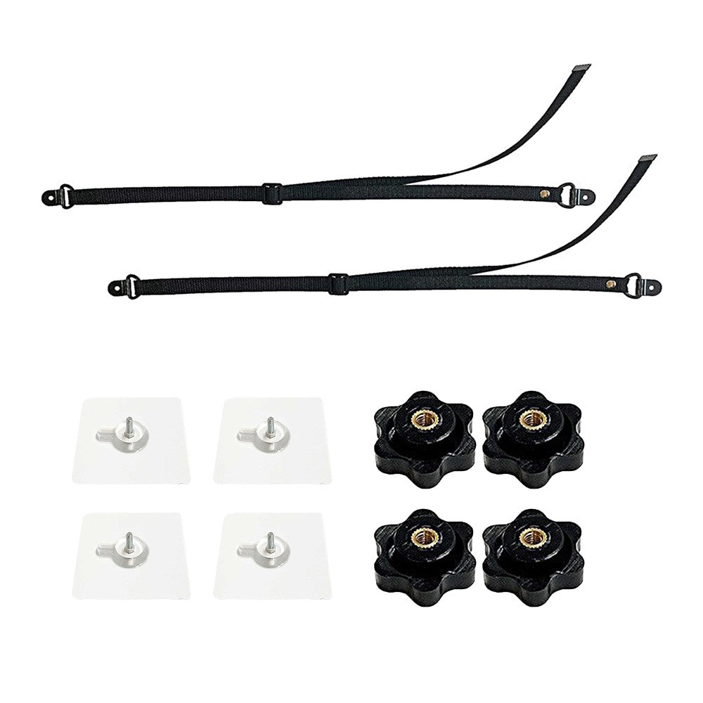 2Pcs Baby Proof Adjustable TV Safety Straps Adhesive Anti Tip Furniture Anchors