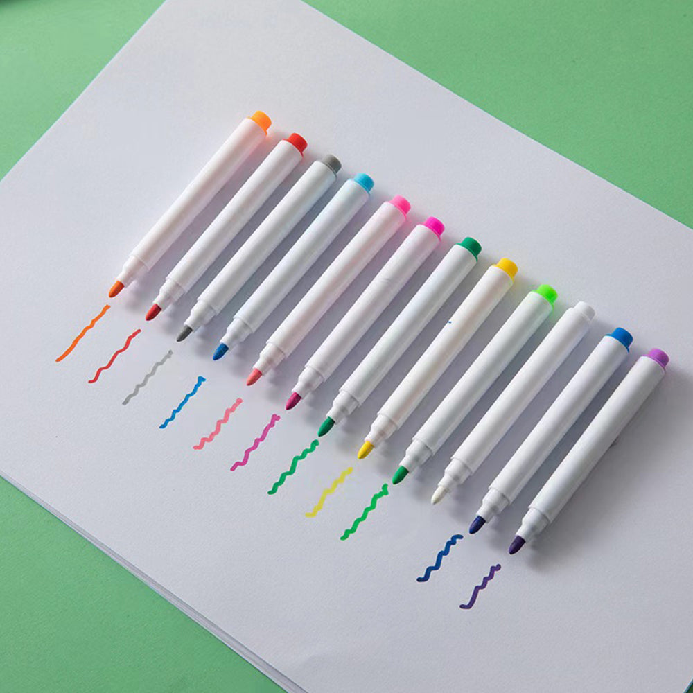 Acrylic Message Marker Board with Lighting Base and 12 Makers for Office Home School