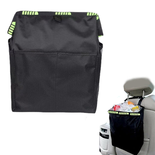 Water-Resistant Car Trash Can Car Back Seat Organizer Hanging Car Garbage Bag