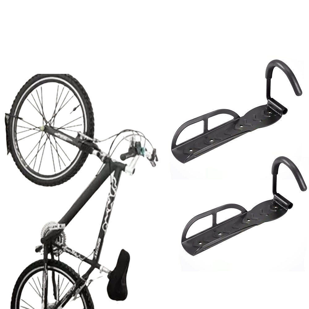 2Pcs Bicycle Wall Rack Mount Adjustable Bike Garage Stand Holder Storage Hanger Hooks