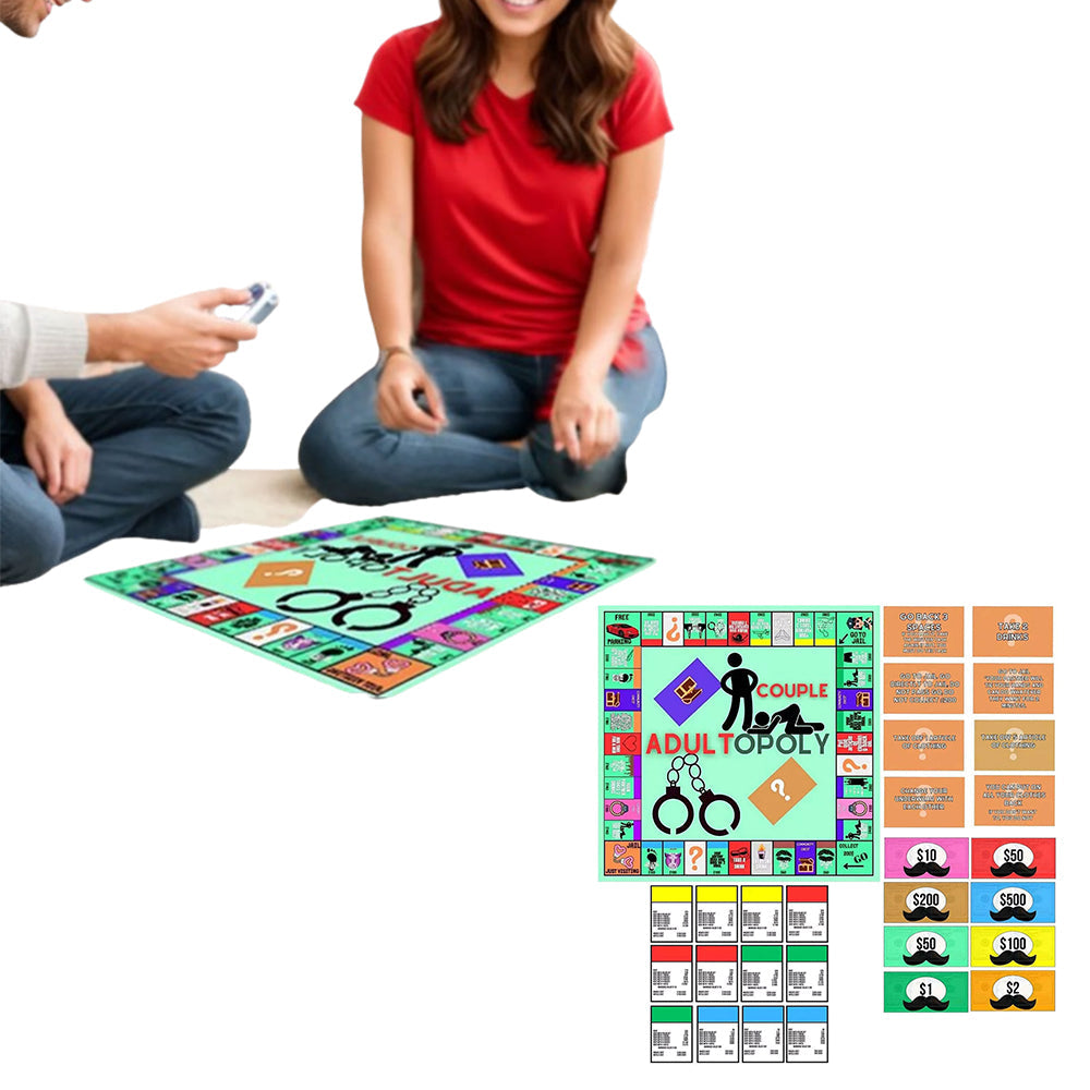 Couple Date Night Board Game Couple Adult Topoly Board Game Ideas Intimacy Card Game
