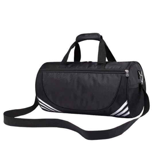Gym Duffle Bag Travel Duffel Bag Outdoor Shoulder Sports Bag Black and White