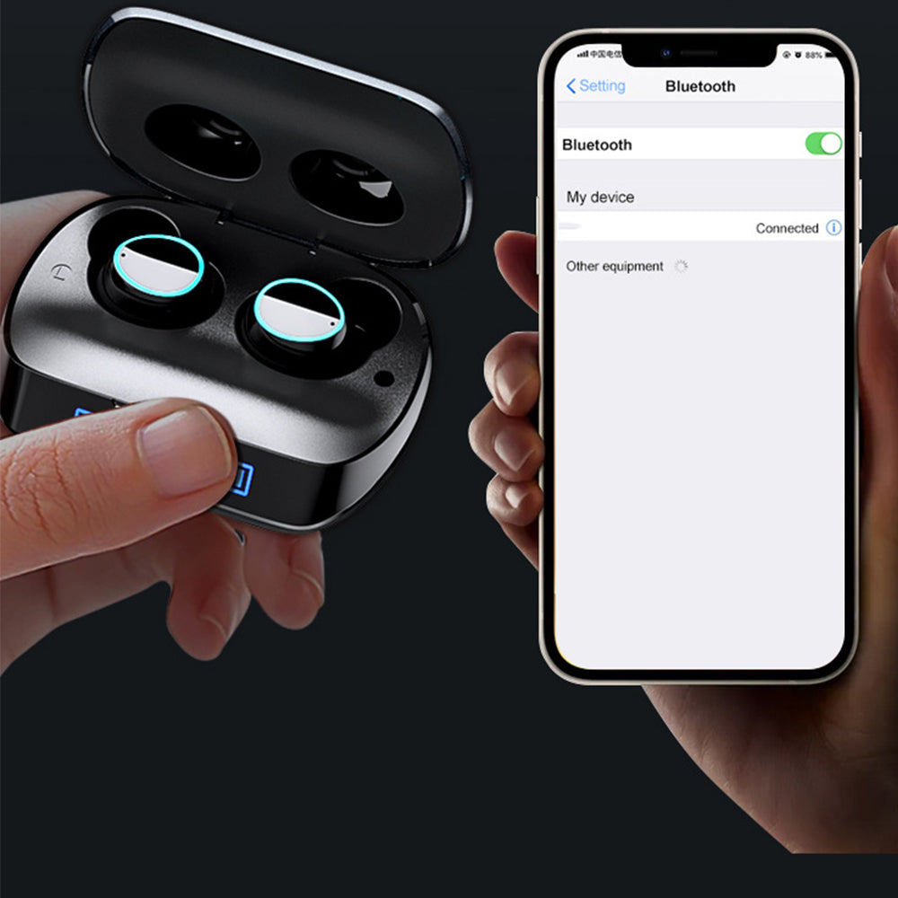 Wireless Bluetooth 5.3 Earbuds Touch Control TWS Stereo Headphone with Power Bank Function