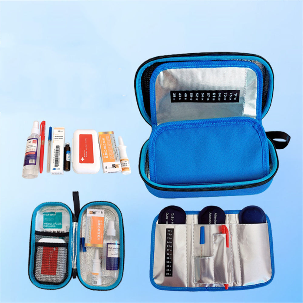 Travel Insulin Cooling Case for Insulin Pens and Diabetic Supplies Storage