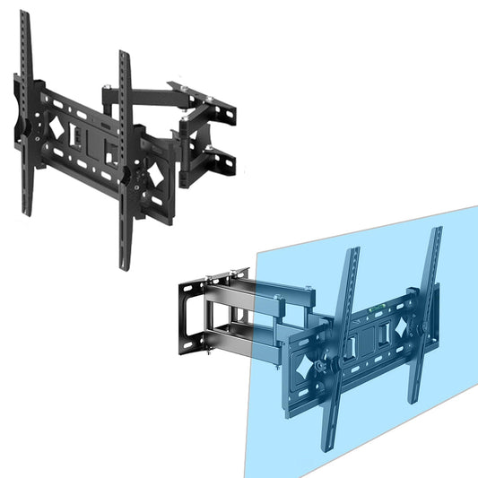 Full Motion TV Wall Mount for 32-75 Inch TVs Telescopic Tilt VESA Wall Stand for LED/LCD Flat Curved Screen
