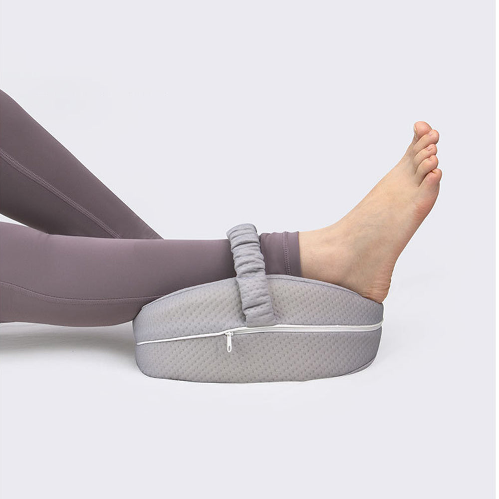 Ergonomic Leg Knee Pillow for Side Sleeper Memory Foam Knee Support Pillow Cushion Grey