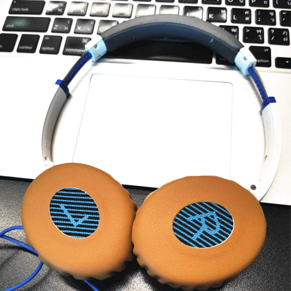 Pair of Replacement Cushion Ear Pads Noise Cancelling Headset Ear Cover for Bose OE2/OE2i/SoundTrue/Soundlink Khaki
