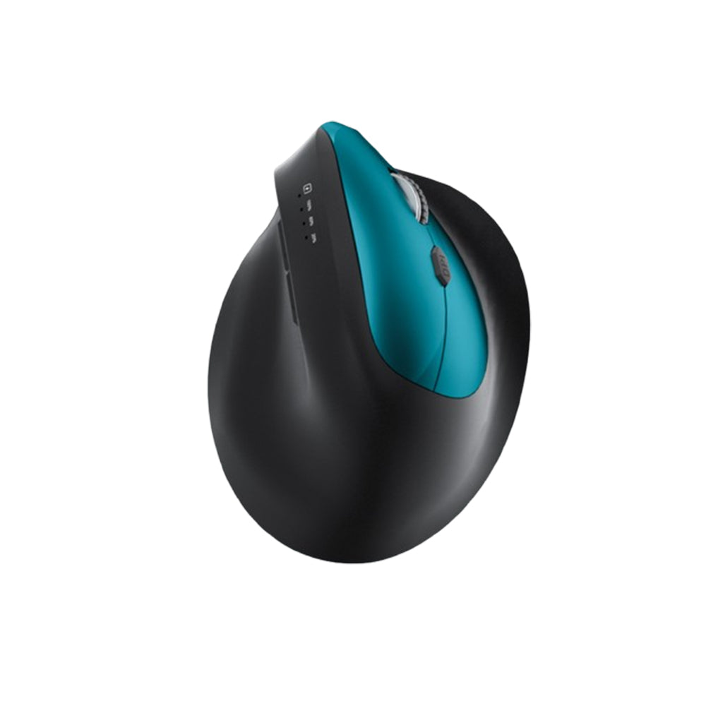 Vertical 3-Mode Ergonomic Mouse Rechargeable Wireless Mouse with 6 Buttons Green