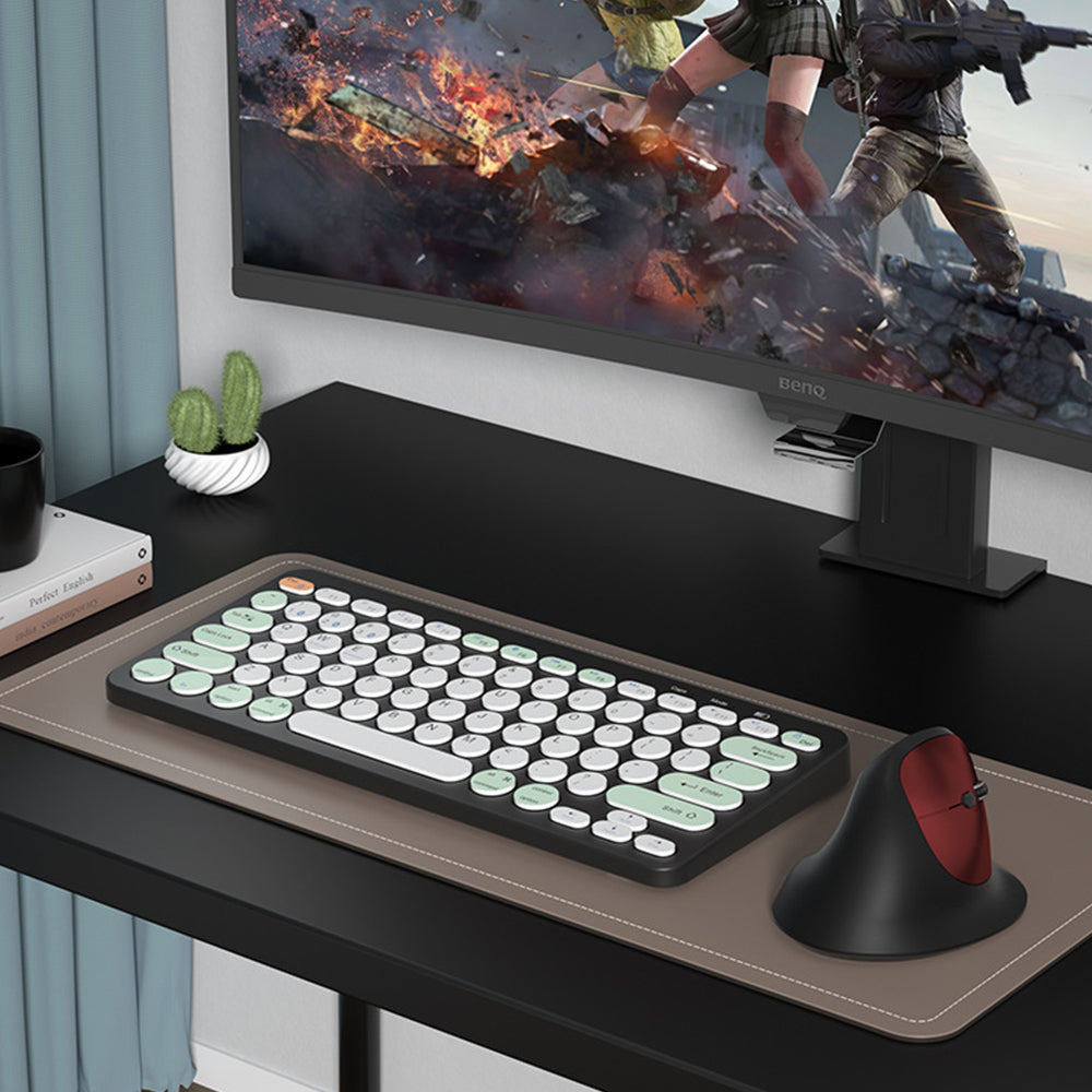 Vertical 3-Mode Ergonomic Mouse Rechargeable Wireless Mouse with 6 Buttons (Copy)