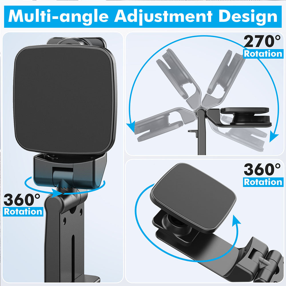 Foldable Phone Stand with Metal Ring Compatible with All Smartphones and Cases