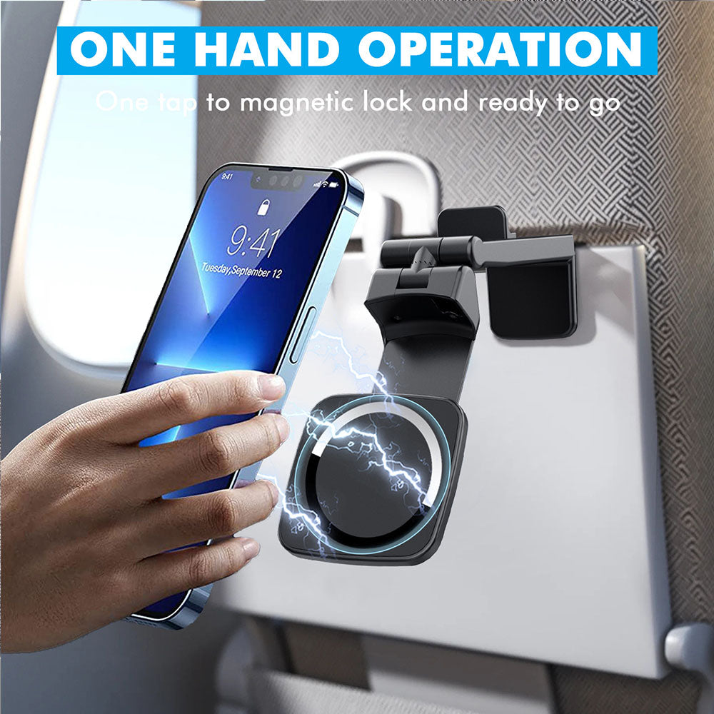 Foldable Phone Stand with Metal Ring Compatible with All Smartphones and Cases