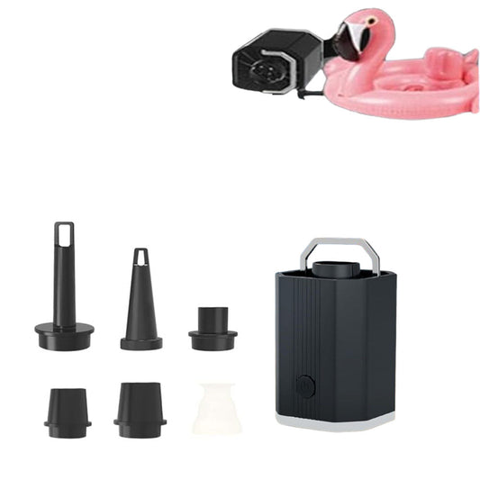 3-in-1 Air Pump Vacuum Inflator Tool with 3-Mode LED Lighting for Travel Camping Home
