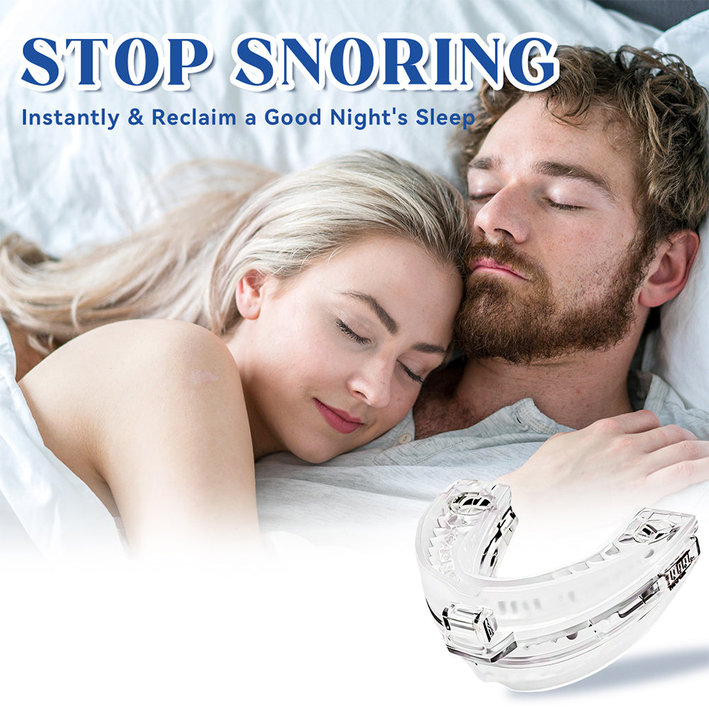 Adjustable Anti-Snore Mouthpiece Stop Snoring Teeth Grinding Mouth Guard Sleeping Aid Transparent
