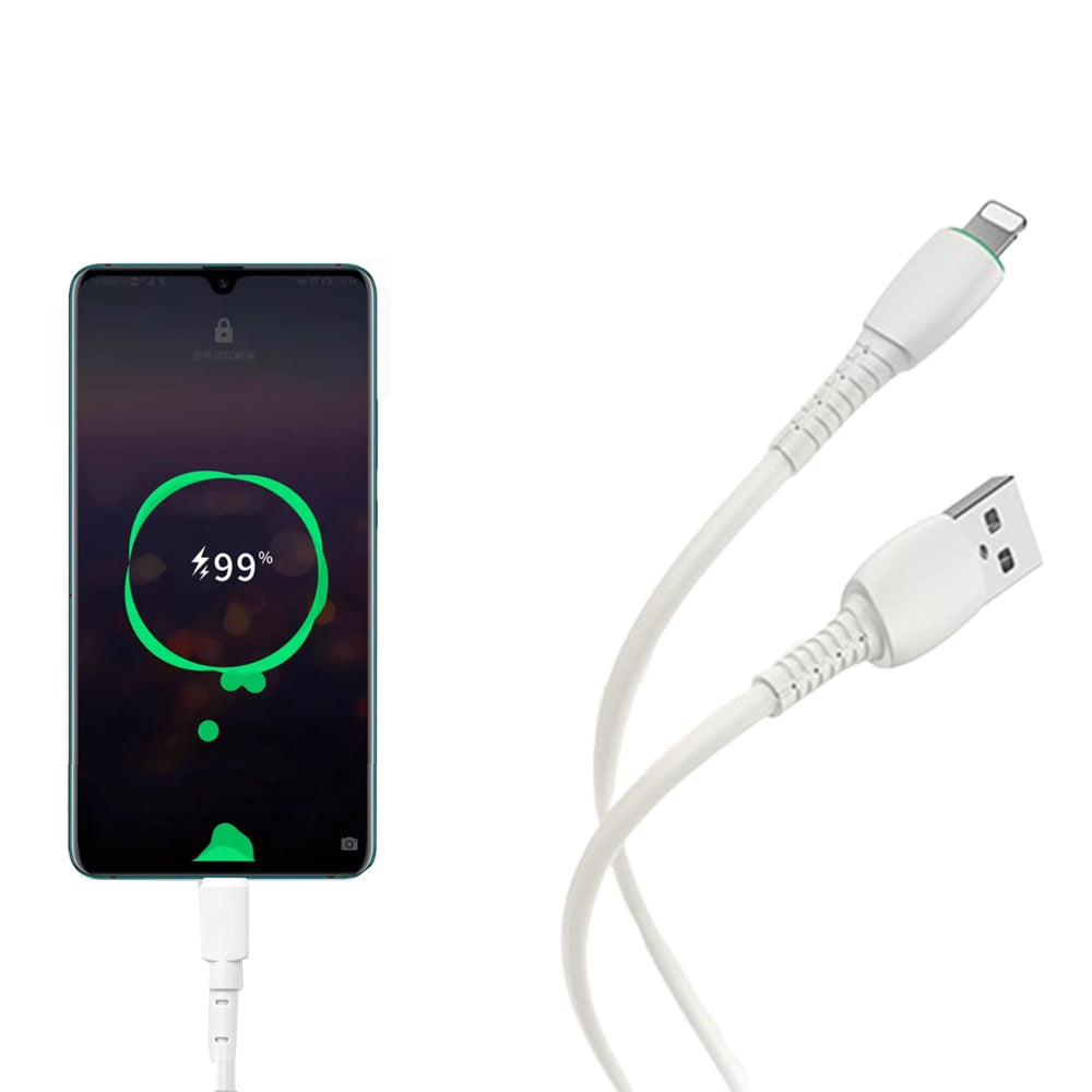 120W  Fast Charging Cable 2M USB Data Transfer Cord USB to Lightning Style