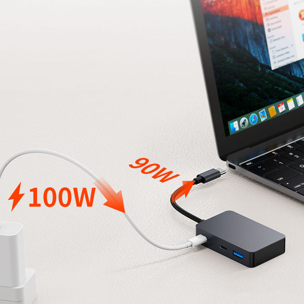 5-in-1 Docking Station Multi-Interface USB-C Hub Adapter