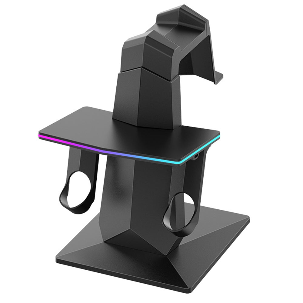 USB Powered RGB Charging Dock Vertical Charging Stand Compatible with Meta Quest 2/ Quest 3/Quest 3S