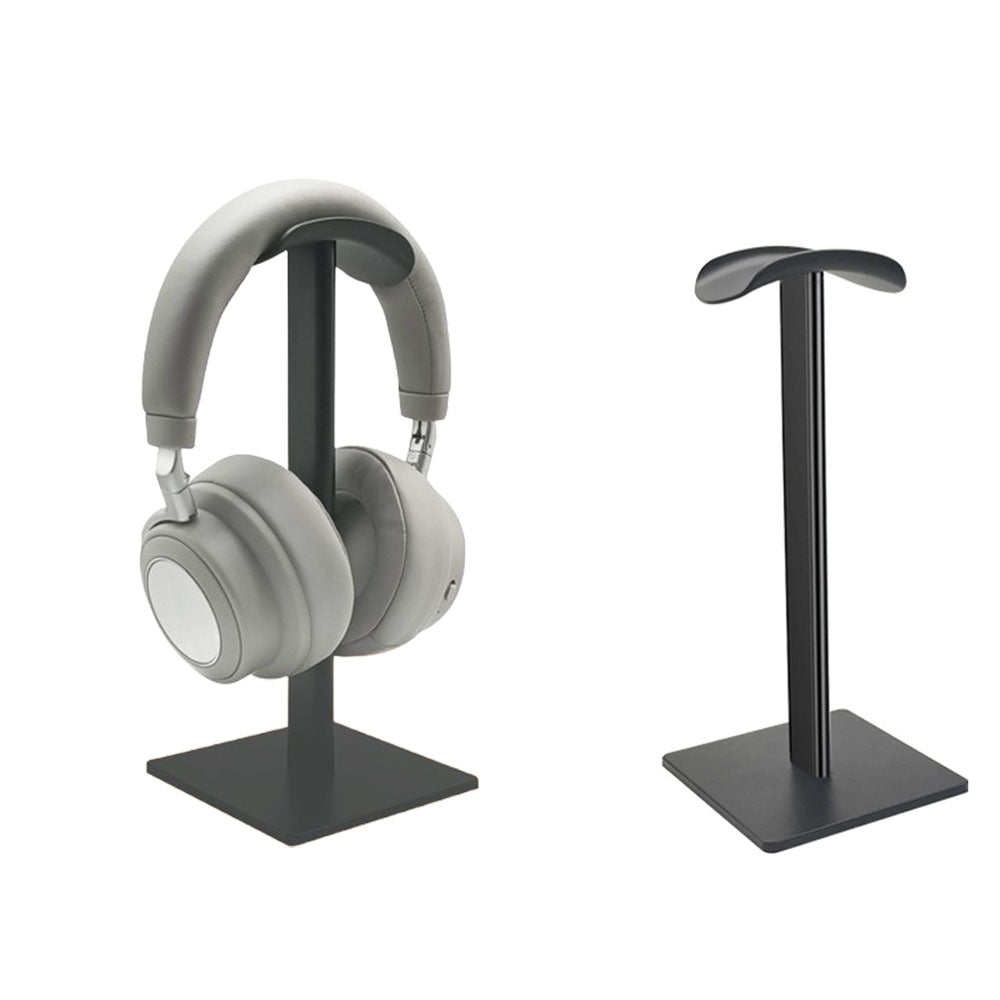 Desktop Headphone Aluminum Stand and Stable Headset Holder Black