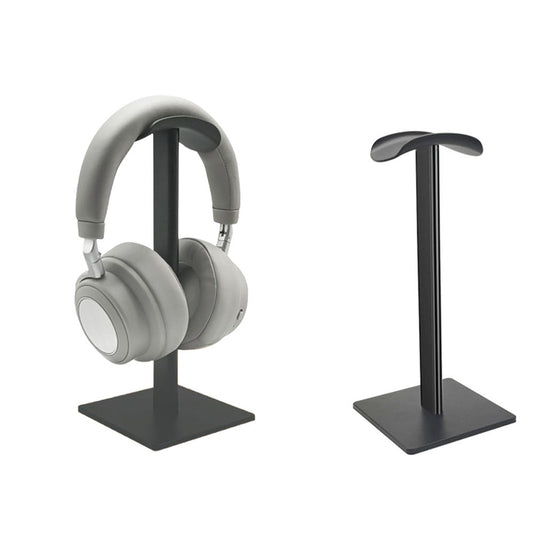 Desktop Headphone Aluminum Stand and Stable Headset Holder Black