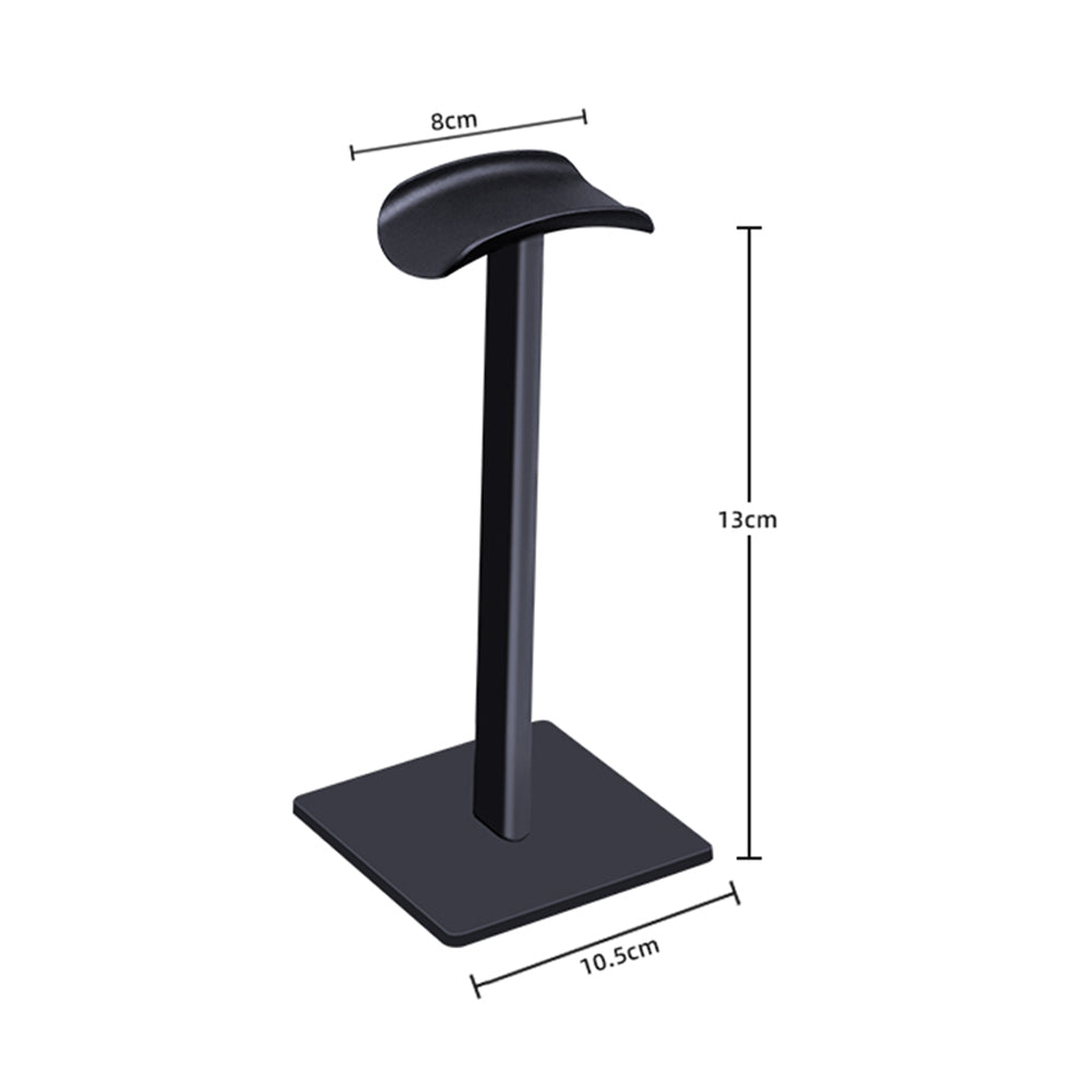 Desktop Headphone Aluminum Stand and Stable Headset Holder Black