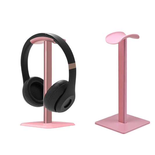 Desktop Headphone Aluminum Stand and Stable Headset Holder Pink