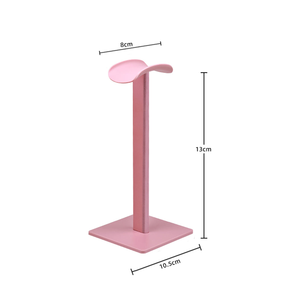 Desktop Headphone Aluminum Stand and Stable Headset Holder Pink