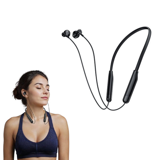Wired Neckband Bluetooth Earphones with Playback and Dual Connection