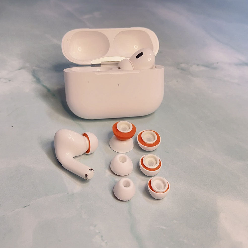 3 Pairs of Silicone Ear Tips with Memory Foam for AirPods Pro 2