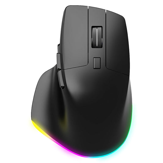 Wireless Bluetooth Dual Mode Silent Mouse with RGB Lighting