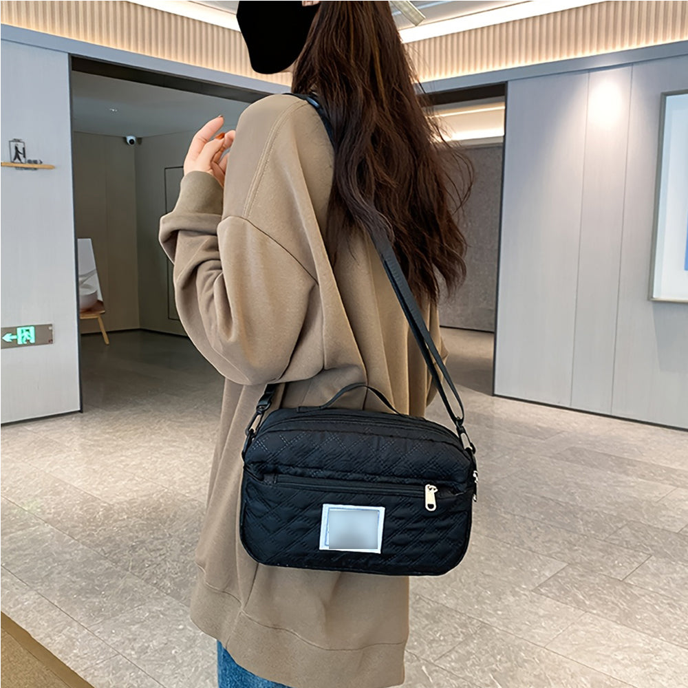 3 PCS Travel Duffle Bag Set with Shoe Compartment Black