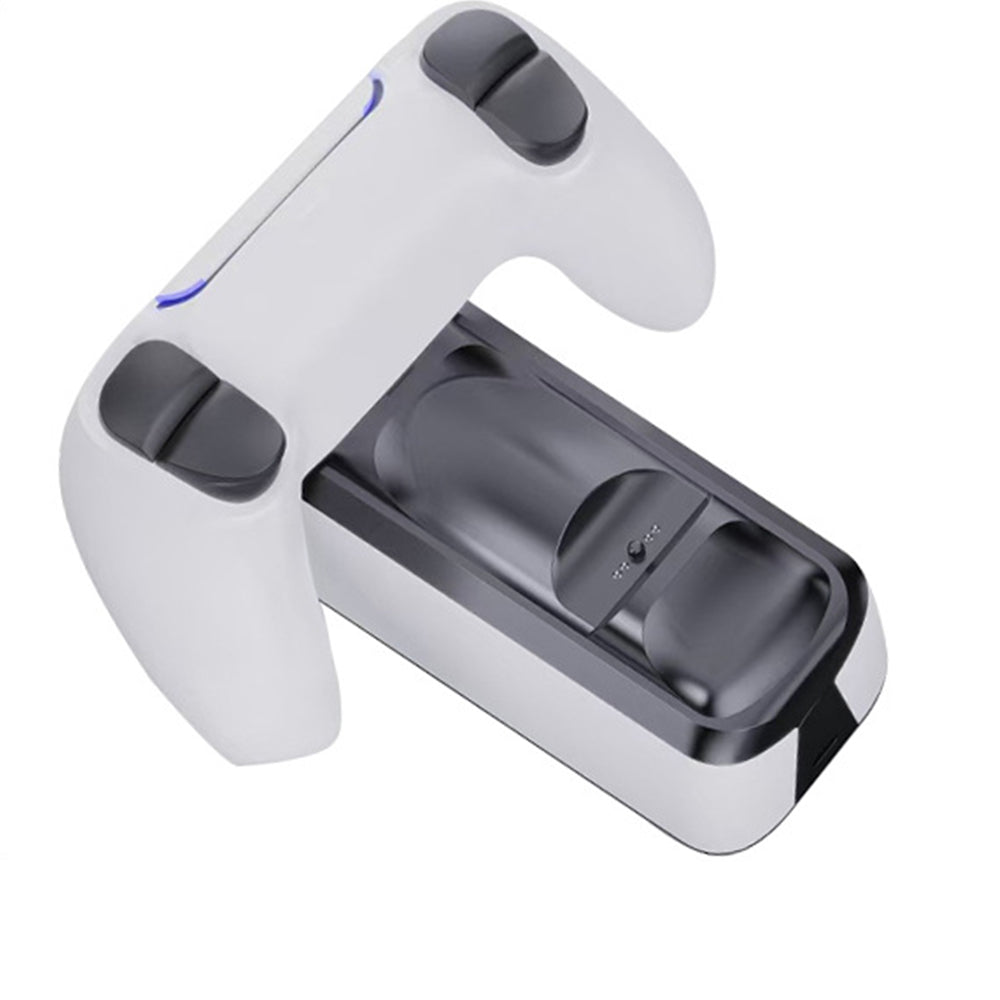 Charging Dock Station with RGB Ambient Lighting for Dual Controllers Competible with PS5 Slim PS5 Pro PS5