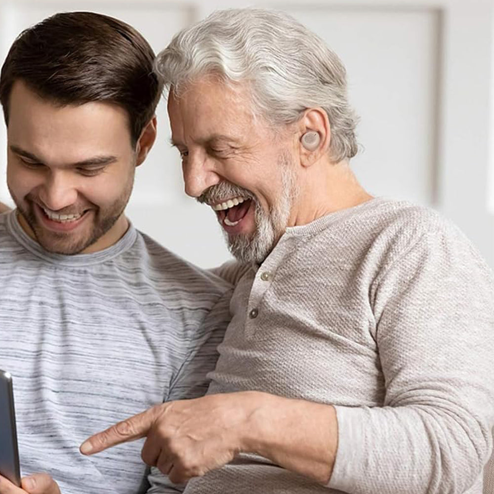 Hearing Aids with LED Power Display Charging Case Rechargeable Hearing Amplifiers for Seniors Cuiticolor