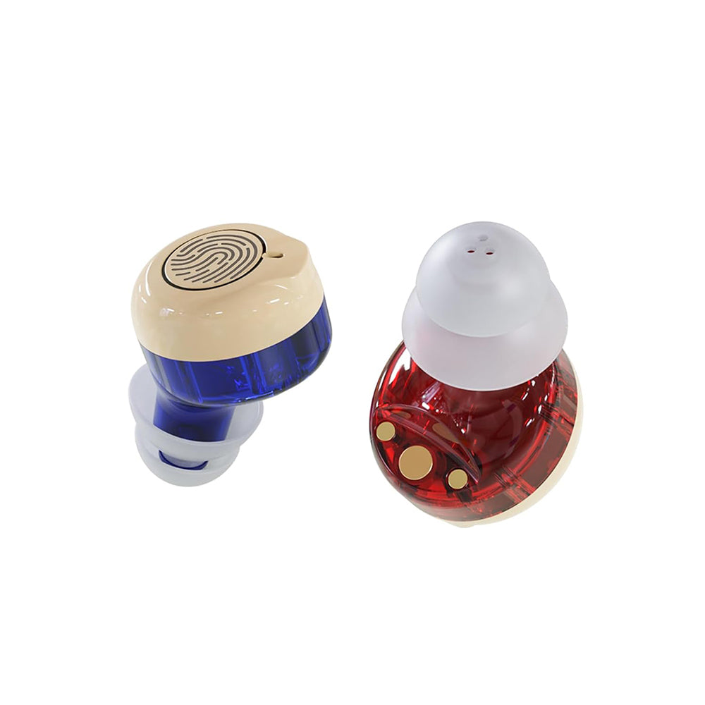 Hearing Aids with LED Power Display Charging Case Rechargeable Hearing Amplifiers for Seniors Multiclor
