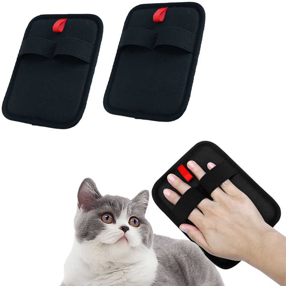 2Pcs Pet Hair Remover Cat Dog Hair Removal Glove for Couch Furniture Carpet Car Seat