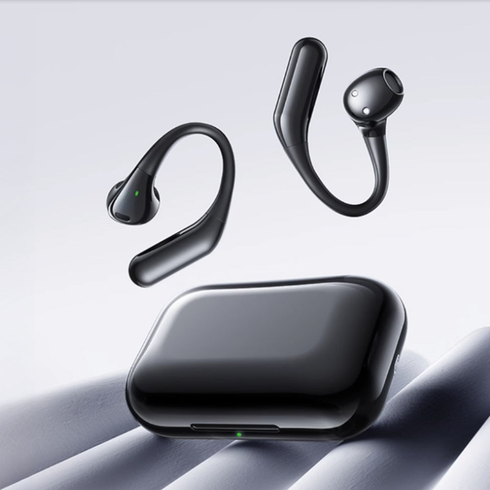 Wireless Bluetooth 5.4 Earbuds Sport Headphones with Earhooks Black