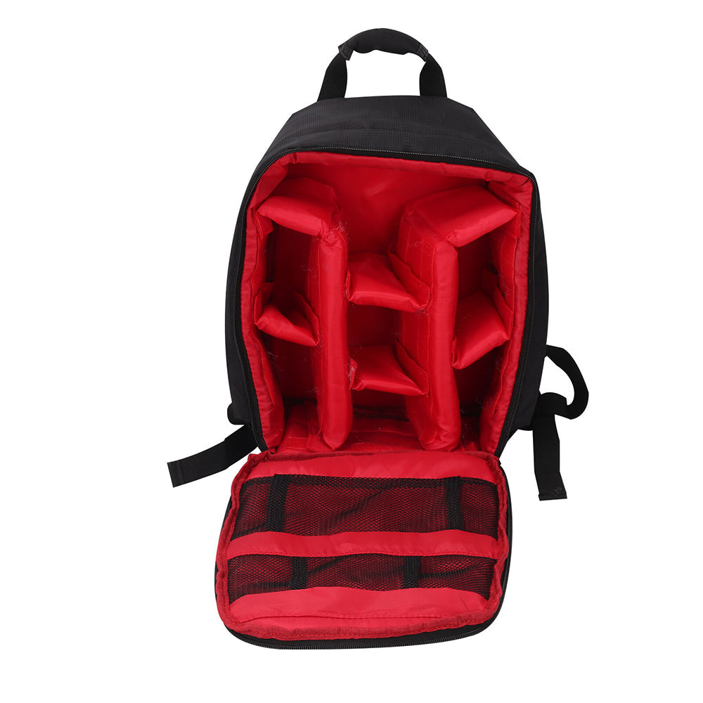 Water-Resistant Camera Backpack DSLR Cameras Travel Bag Red
