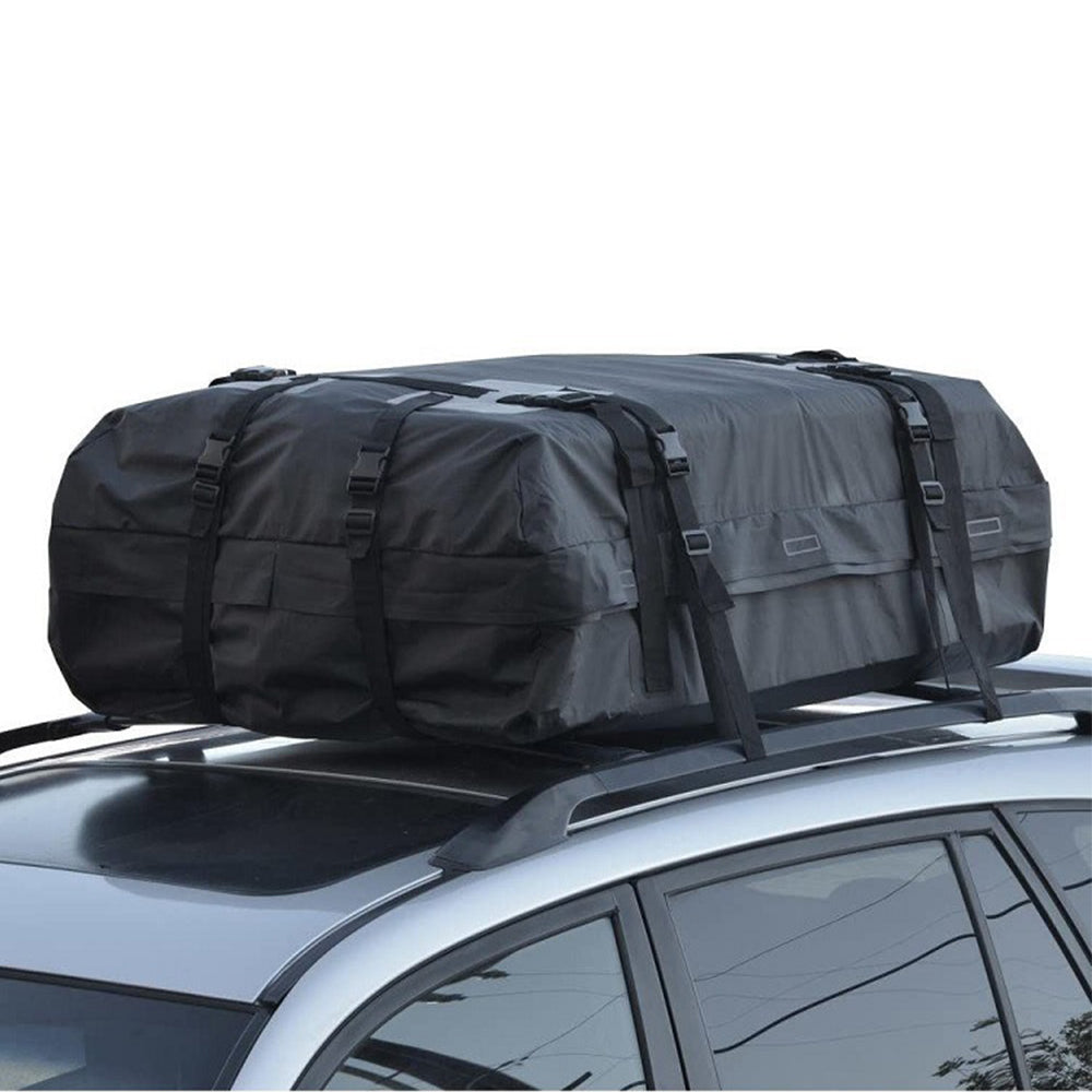 425L Car Roof Bag with Anti-Slip Mat Water-Resistant Rooftop Cargo Carrier Luggage Storage Bag