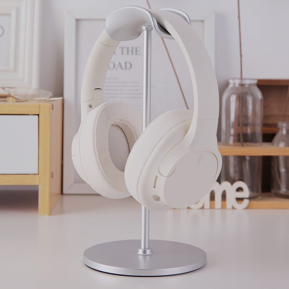 Over Ear Bluetooth Headphone Wireless Foldable Headset Beige