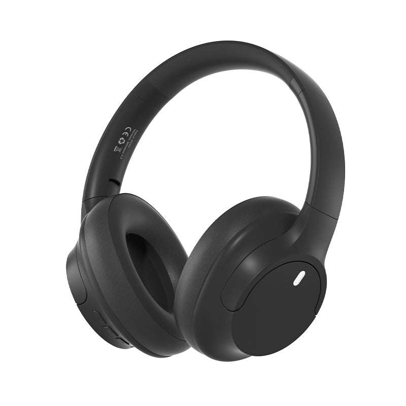 Over Ear Bluetooth Headphone Wireless Foldable Headset Black