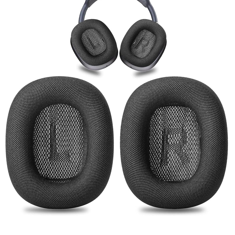 Pair of Replacement Ear Pads for Apple AirPods Max 2nd Generation Headphone Ear Cushions Black