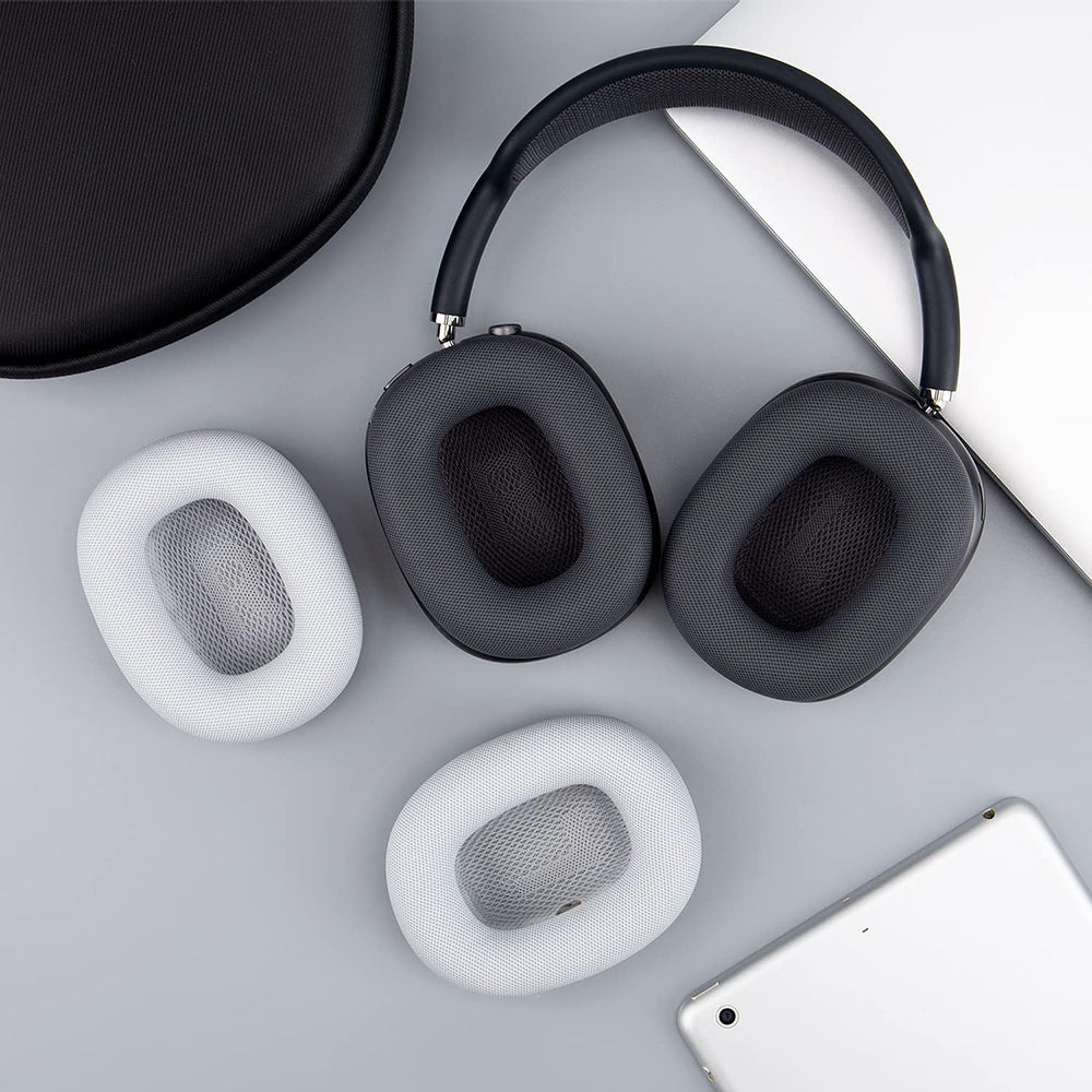 Pair of Replacement Ear Pads for Apple AirPods Max 2nd Generation Headphone Ear Cushions Black