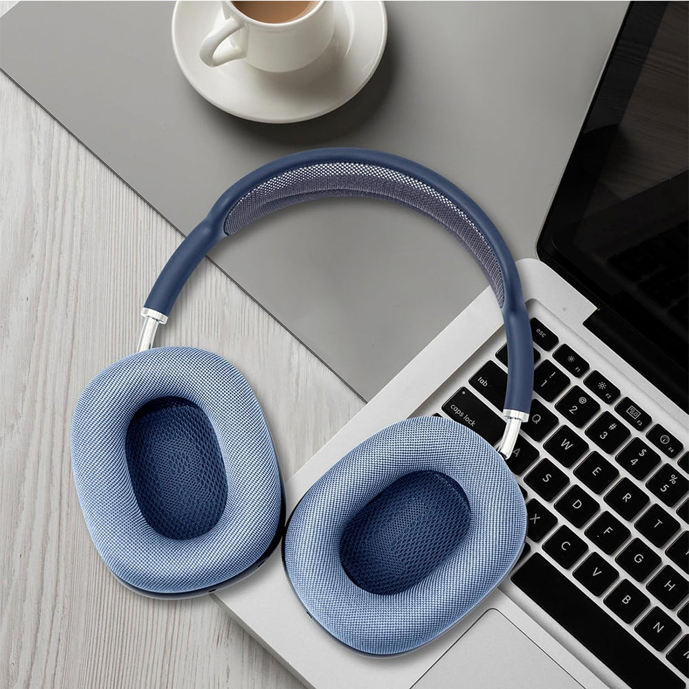 Pair of Replacement Ear Pads for Apple AirPods Max 2nd Generation Headphone Ear Cushions Blue