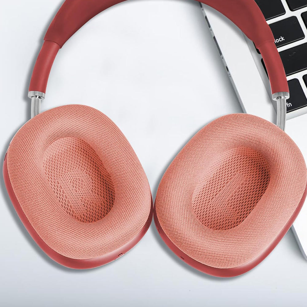 Pair of Replacement Ear Pads for Apple AirPods Max 2nd Generation Headphone Ear Cushions Orange