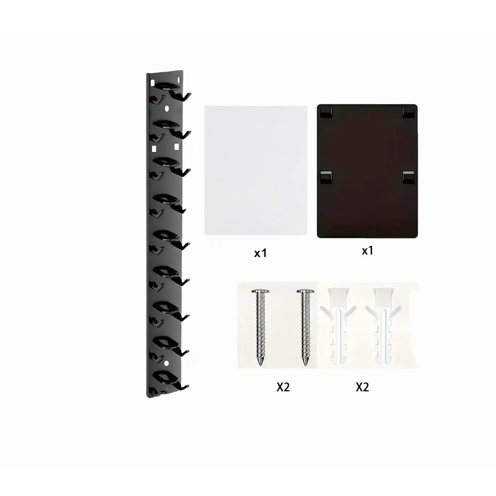 Multi-Tier Baseball Cap Organizer Wall Mounted Hat Storage Rack Display Holder Black