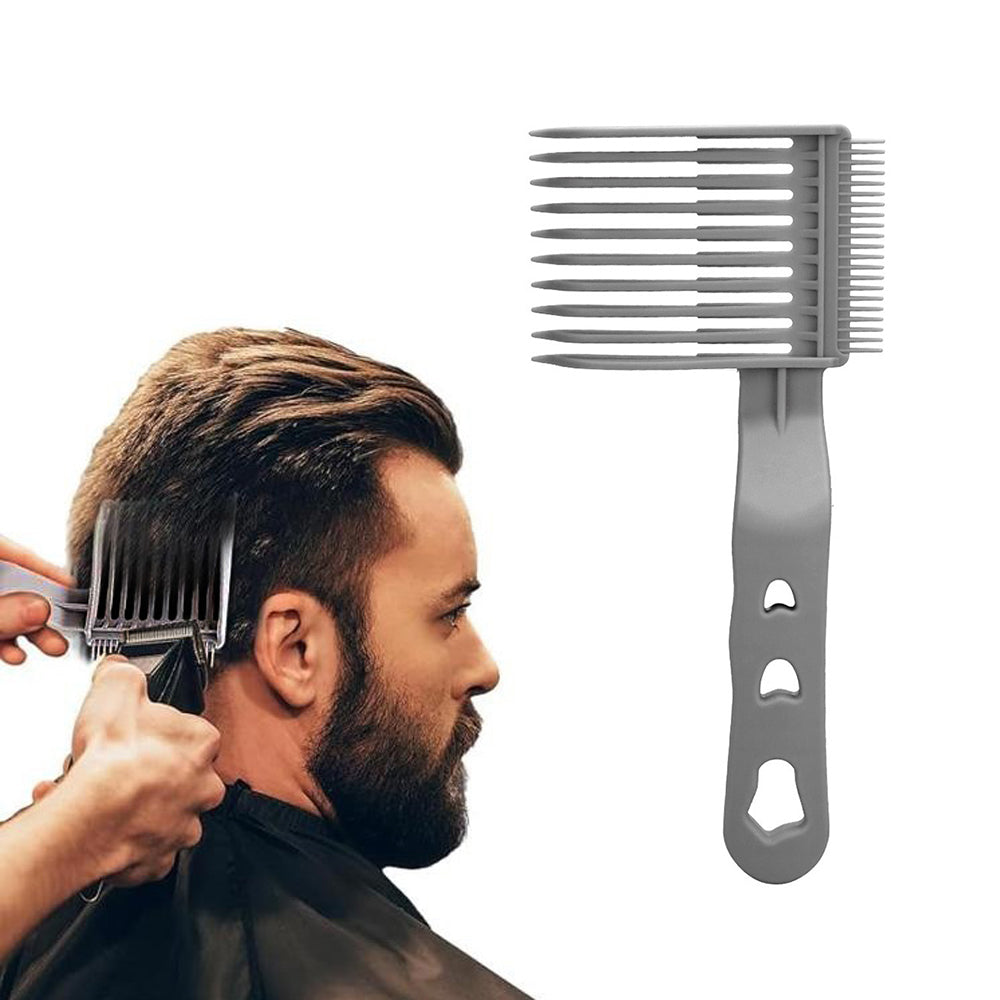 Barber Cutting Comb for Men Haircut Hair Fade Tool Grey
