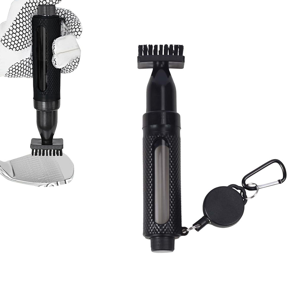 Golf Club Cleaner Brush with Water Spray Press to Clean Groove Brush for Golf Bags