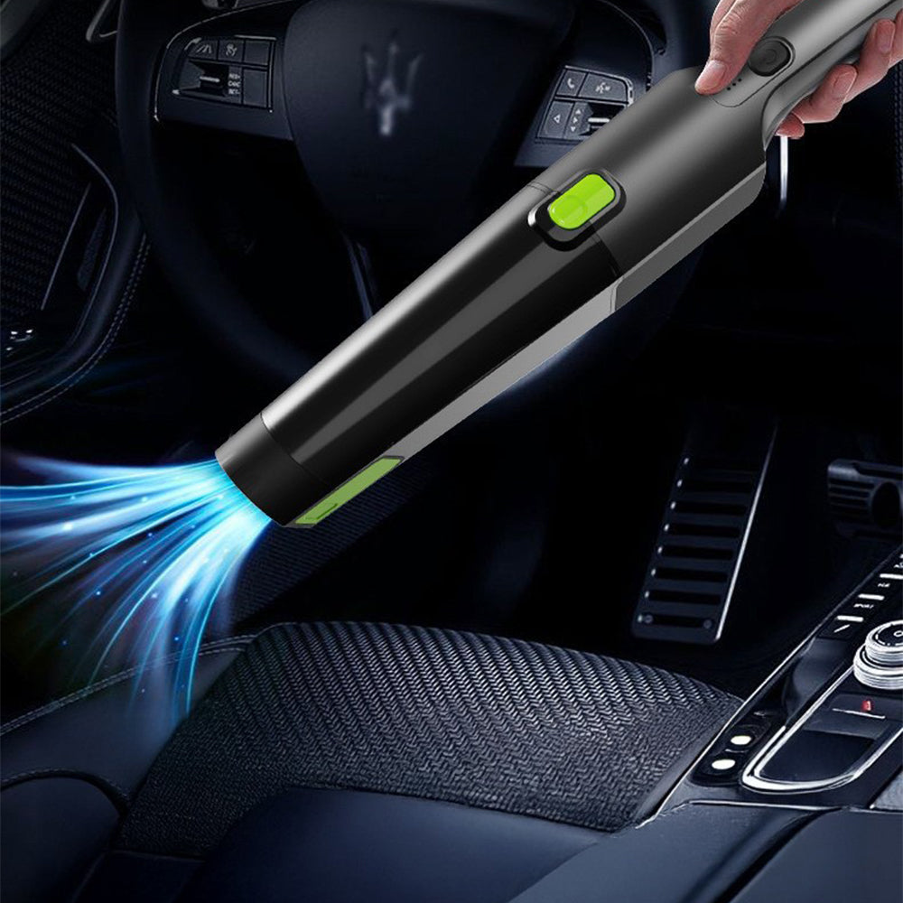 Cordless Handheld Vacuum Cleaner with LED Light for Car and Home Use