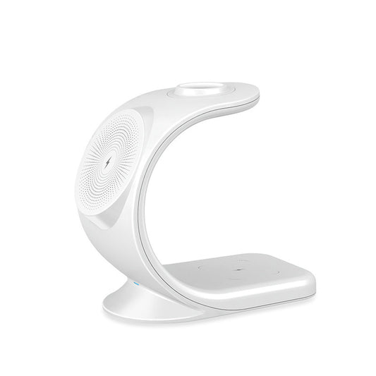 3-in-1 Magnetic Wireless Charging Station 15W Fast Charger for iPhone12 13 White